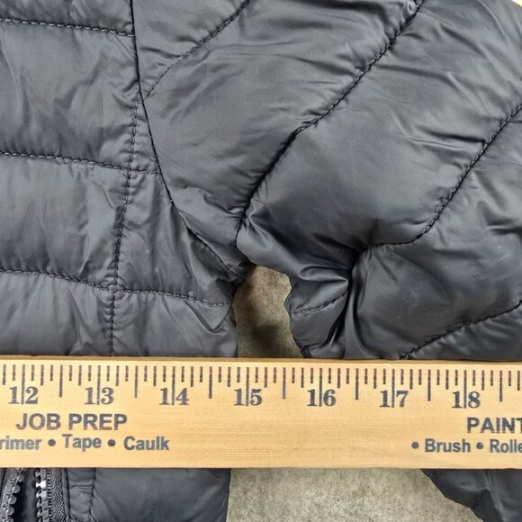 DKNY Sport Boys Puffer Jacket Size 7 Gray With Blue Lining - Picture 9 of 9